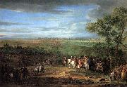 Adam Frans van der Meulen Louis XIV Arriving in the Camp in front of Maastricht china oil painting artist